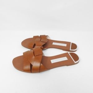 zara basic slippers